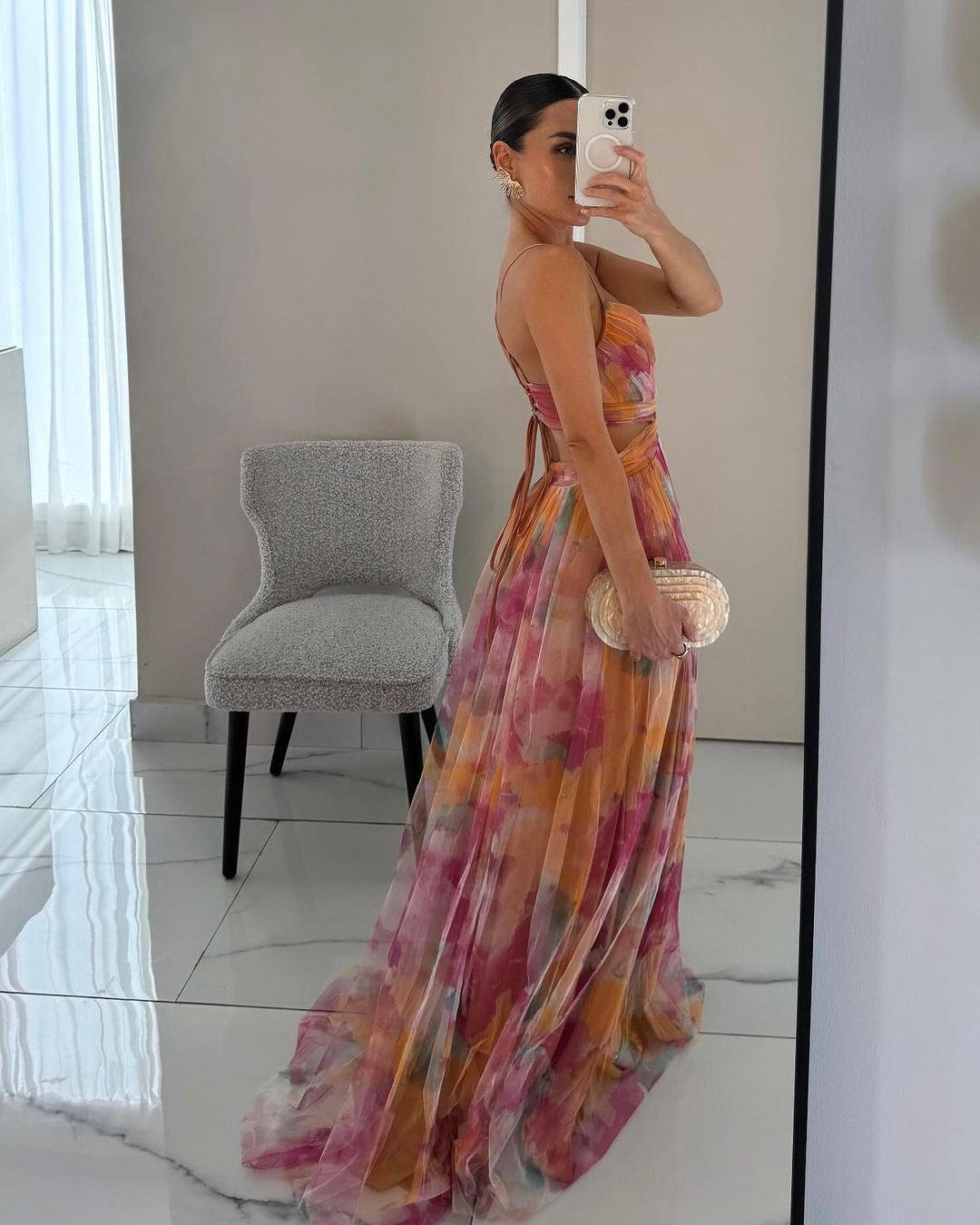 GISELLE - FLORAL PRINT MAXI DRESS