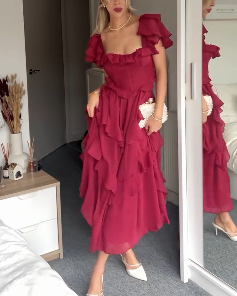 ENYA - RUFFLE DRESS
