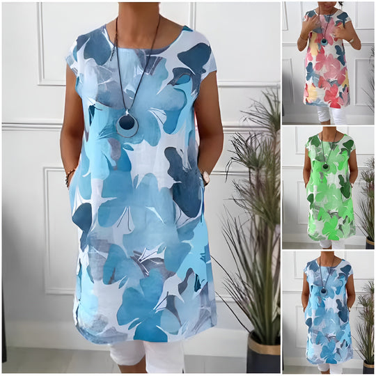 ANNI -  SUMMER FLORAL DRESS