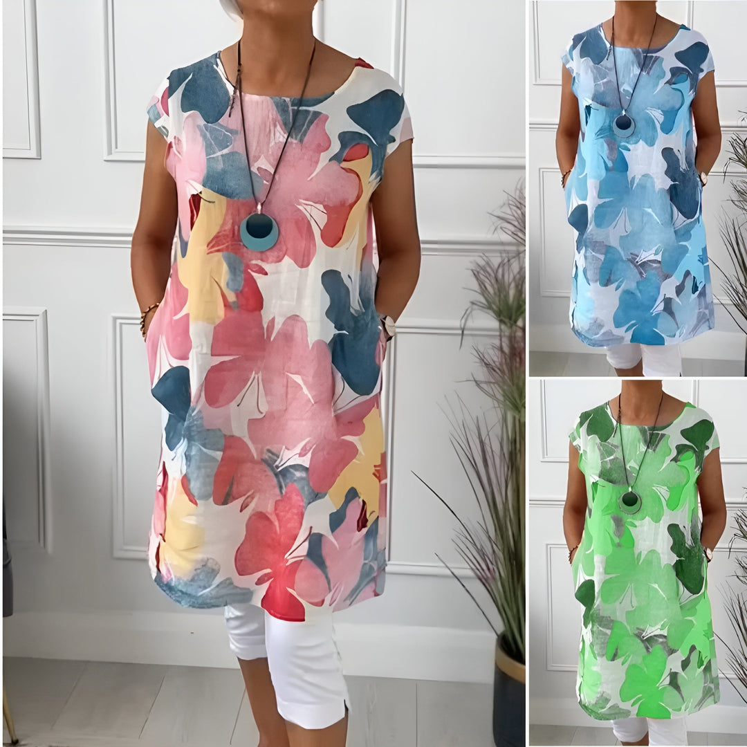 ANNI -  SUMMER FLORAL DRESS