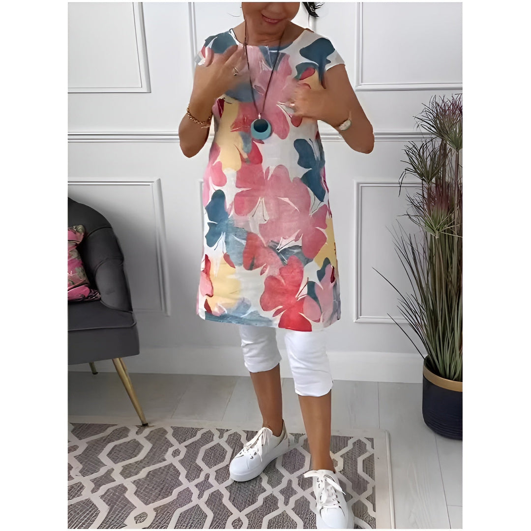 ANNI -  SUMMER FLORAL DRESS