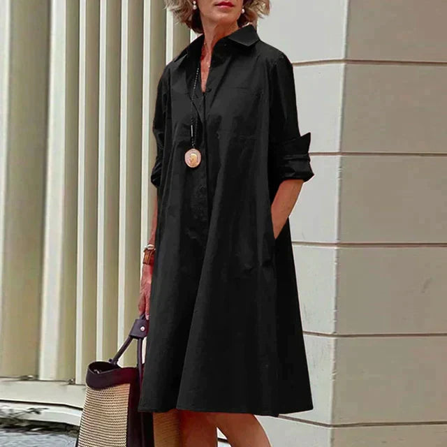 ELIN – RELAXED DRESS WITH POCKETS