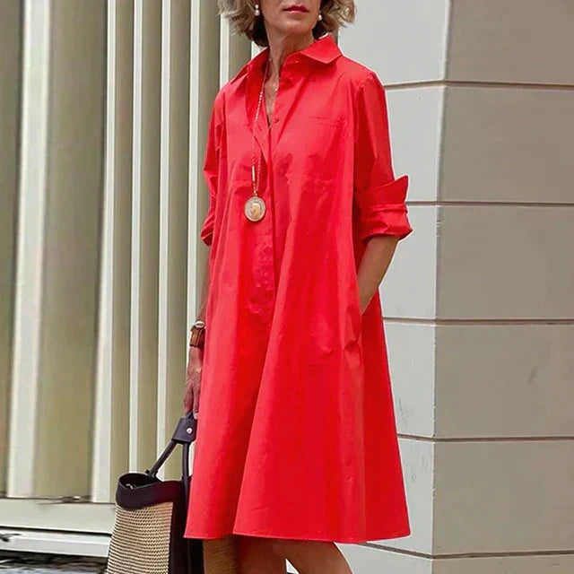 ELIN – RELAXED DRESS WITH POCKETS