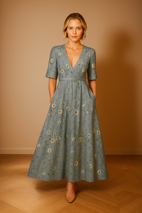 LINNEA - FLORAL PRINT DRESS